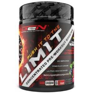 PUSH IT TO THE LIMIT - 600g Trainings-Booster Ultra Hochdosiert - Strong Anabol