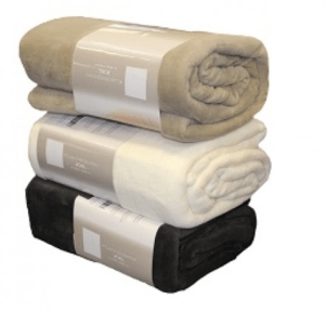 Coral Fleece Kuscheldecke XXL Sofadecke 220x240 braun weiß grau