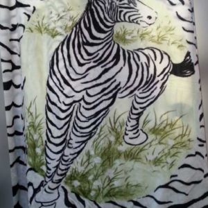 XXL Tagesdecke Kuscheldecke Wohndecke Decke Motiv ZEBRA 200x240cm