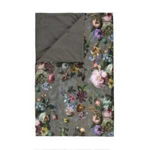 Essenza Tagesdecke Fleur Taupe Grau Quilt Überwurf Blumen Blüten