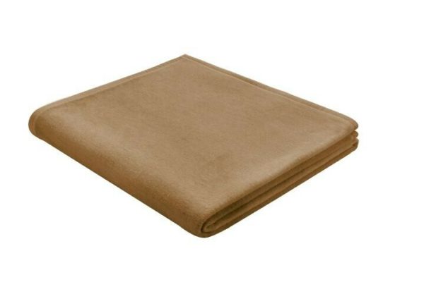 Microfaser Decke thermosoft uni kamelfarben Gr. 150x200 cm