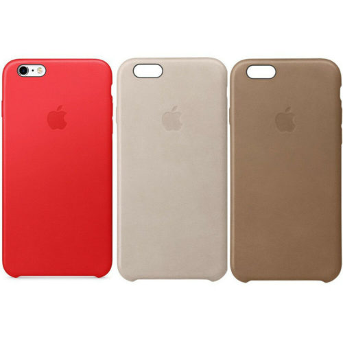 Original Apple iPhone 6 6S Plus Leder Schutz Hülle Case Cover Originalverpackung