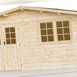 34 mm Gartenhaus 5x4 m Salzburg 6 Gerätehaus Blockhaus Holz Holzhaus Holzhütte