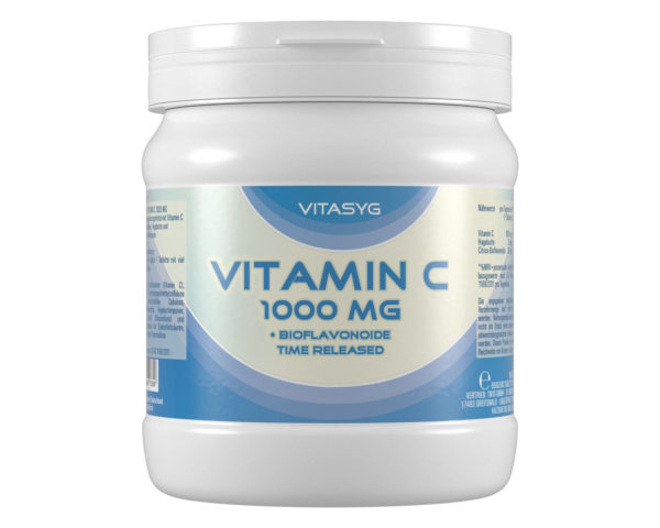 Vitamin C 1000 mg - 500 Vitamin C Tabletten hochdosiert Bioflavonoide Hagebutte