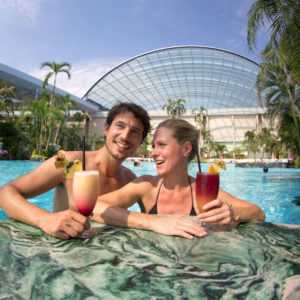 Wellness Kurztrip Thermen & Badewelt Sinsheim Tageskarte + Hotel Leo Mühlhausen