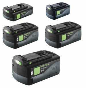 FESTOOL versch. Akkupacks BP 18 Li-Ion 3,1/5,2/6,2Ah für viele 18V Li-Ion Geräte