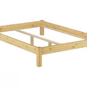Bettgestell Kiefer natur Doppelbett 120x200 Massivholzbettgestell 60.35-12 oR