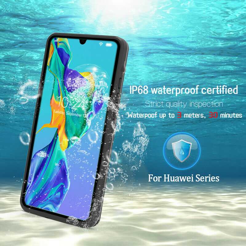 Für Huawei P20 P30 Pro Lite Wasserdichte Handy Hülle Outdoor Case Schutz Cover