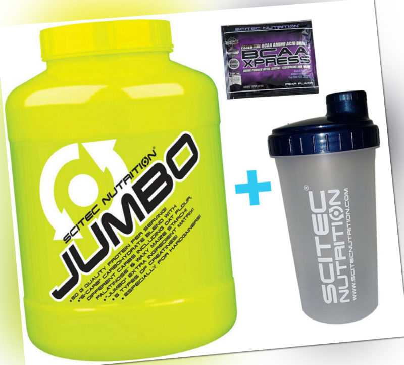 Scitec Nutrition Jumbo Mass Gainer 4400 g Weight Gainer Protein + Shaker
