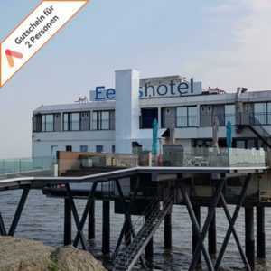Kurzurlaub Nordsee Groningen Hotel auf Stelzen im Meer Gutschein 2 P. 3- 4 Tage
