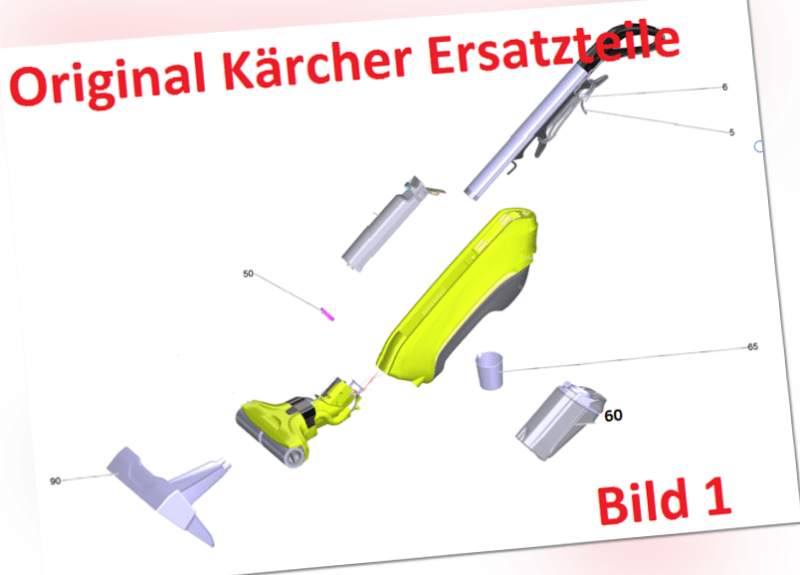 Kärcher FC 5 Original Ersatzteile für Hartbodenreiniger 1.055-500