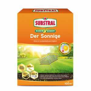 Substral Rasensamen Der Sonnige 2,25kg für 100m² Samenmischung Grassamen Hitze