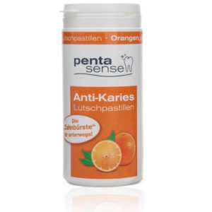 neu Anti-Karies-Pastillen Orange