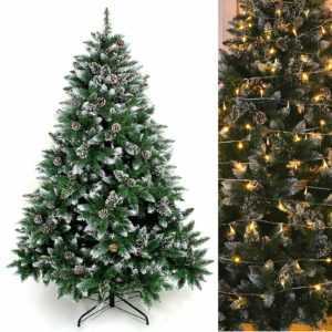 Künstlicher Weihnachtsbaum Tannenbaum Christbaum LED Lichterkette Weihnachten