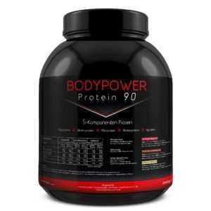 (10,50 EUR/kg) Body Power Protein 90 2kg Dose Mehrkomponenten Eiweiß Amino