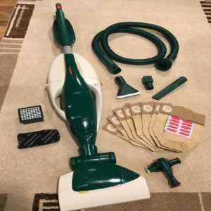 Vorwerk Staubsauger Kobold 131 + EB350 mit passenden Zubehörpaket