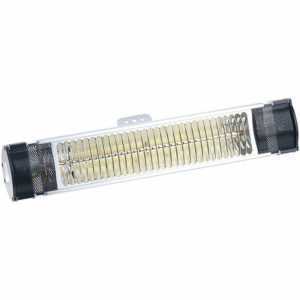 Semptec Infrarot-Außen-Heizstrahler IRW-2000 mit Goldröhre, 2.000 Watt, IP65