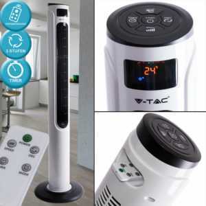 TURMVENTILATOR SÄULENVENTILATOR STANDVENTILATOR BÜRO WOHNZIMMER LUFTKÜHLER TIMER