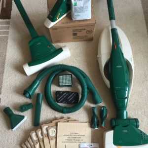 Vorwerk Staubsauger Kobold 131 + EB350 mit geeignete Zubehörpaket Set Nr 135