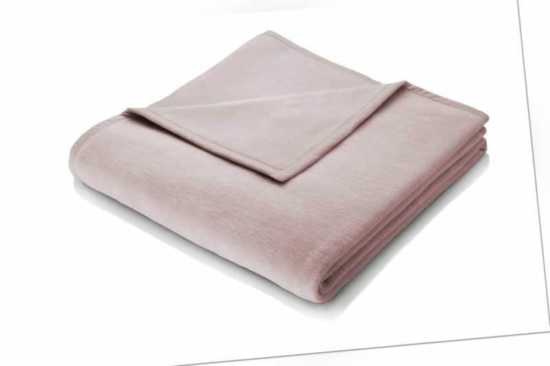 Biederlack Kuscheldecke Heimdecke  Wohndecke 150x200 cm Lotus rosa