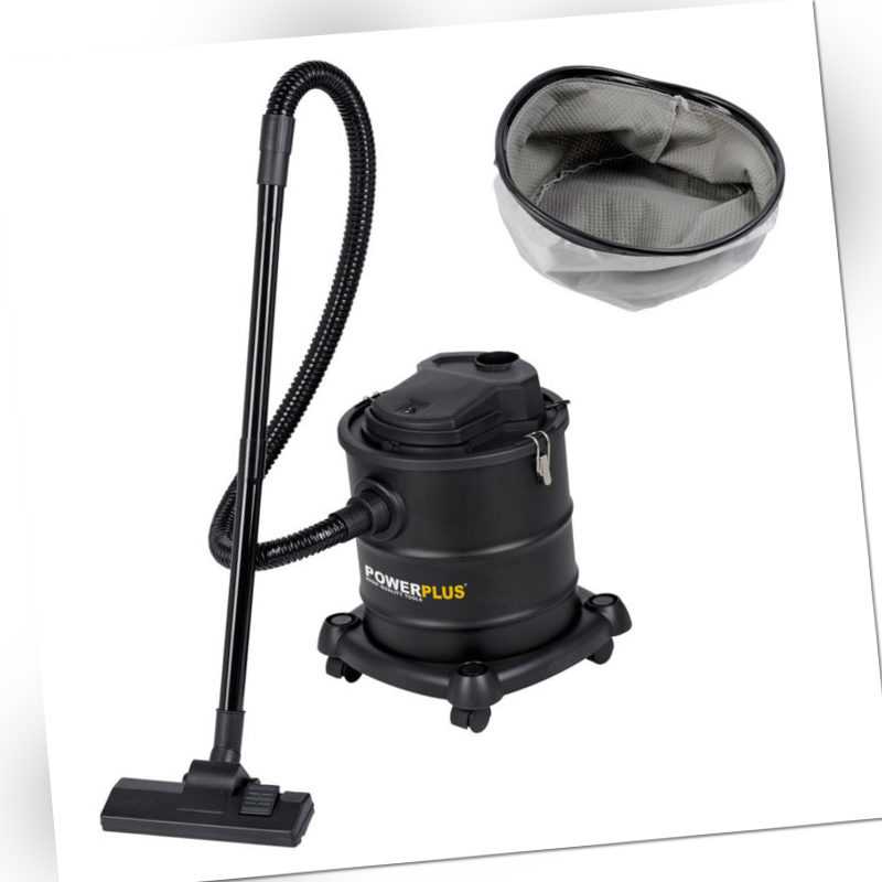 Kaminsauger Aschesauger 1200 Watt Staubsauger Feinfilterbeutel + 1x Ersatzfilter