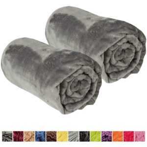 Kuscheldecke 2er Pack XXXL Flauschdecke Wohndecke Sofadecke Decke