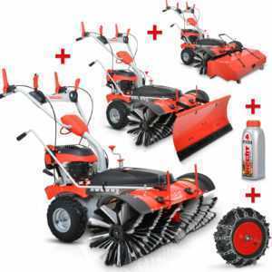 Hecht 8101 S Benzin Kehrmaschine Motorbesen  Schneeschieber  Schneefräse