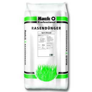 HACK Rasenlangzeitdünger Sport Allround 25 kg Rasendünger Profidünger Sportplatz