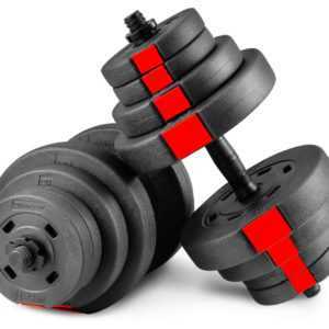 Hop-Sport Hantelset 40 KG Hanteln 2er Set Kurzhantel Gewichte Hantelscheiben