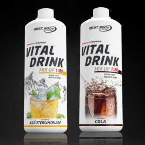 9,98€ /Ltr. Best Body Low Carb Vital Drink 2 x 1 Ltr Mineraldrink Sirup Aktion !