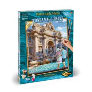 Schipper 609130819 Fontana di Trevi in Rom 40x50cm Malen nach Zahlen