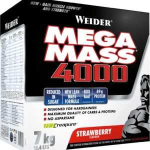 9,07€/kg Weider GIANT Mega Mass 4000 Weight Gainer 7kg