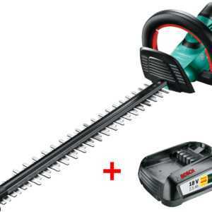 Bosch AHS 55-20 Li 18 V Akku Heckenschere, 2 x 18V Akku 2,5Ah, 55 cm