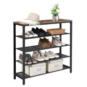 Schuhschrank Schuhregal Schuhablage mit 4 Ebennen Schuhaufbewahrung LBS15BX