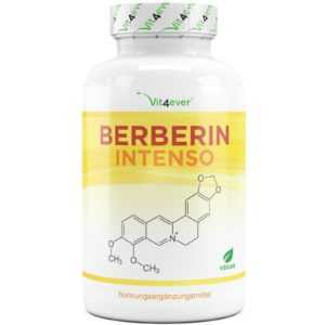 BERBERIN HCL - 120 Kapseln á 500mg + Piperin - Extra Hochdosiert + Vegan