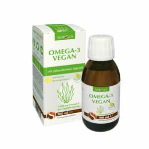 Norsan Omega-3 Vegan - 100 ml - Zitronengeschmack EPA DHA DPA Fettsäuren Algenöl