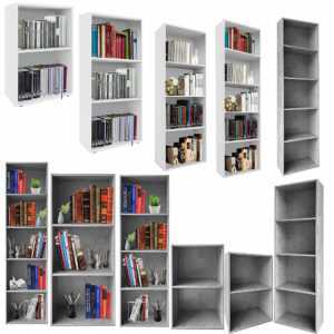 Bücherregal Wandregal Regal Standregal Aufbewahrung Schrank Raumteiler Fächer