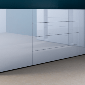 Sideboard "Massa" Anrichte Flur Kommode Schrank Möbel Wohnzimmer Weiß Hochglanz