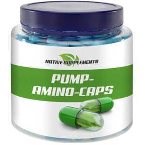 PUMP AMINO CAPS - 350 Kapseln / Aminosäuren Bcaa L-Tyrosin Protein Muskelaufbau