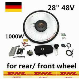 28" 1000W Elektro-Fahrrad Umbausatz E-Bike Conversion Kit Hinterrad / Vorderrad