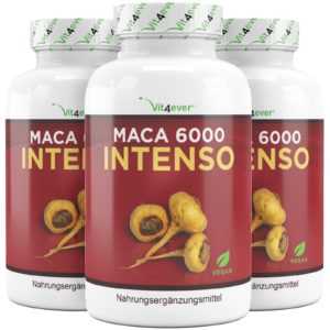 200 - 600 Maca 6000mg 100% Maca Wurzel Extrakt 10:1 Testosterone Potenz Booster