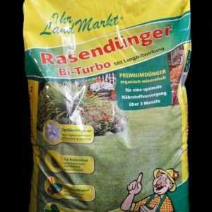 Ihr LandMarkt Rasendünger Bi-Turbo 15 kg Langzeitwirkung org.-min. NPK 11+3+5