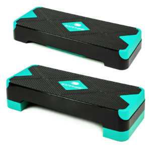 Aerobic Steppbrett  2-Stufen Stepper Step-Bench Home-Stepper Steppbank Gymnastik