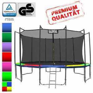 Gartentrampolin Trampolin Randabdeckung Abdeckung Sprungmatte Netz innen Leiter