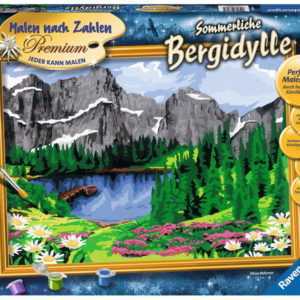Ravensburger Malen nach Zahlen Premium Serie B Sommerliche Bergidylle 28898