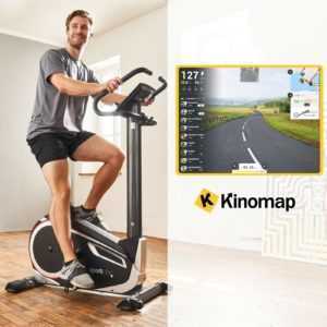 SportPlus Fahrrad Ergometer Heimtrainer Fitnessbike Trimmrad Cardio Bike Kinomap