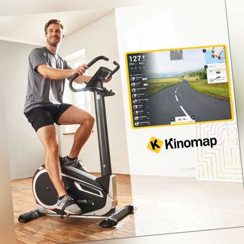 SportPlus Fahrrad Ergometer Heimtrainer Fitnessbike Trimmrad Cardio Bike Kinomap