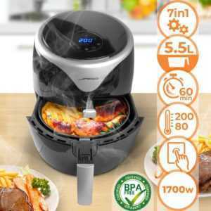 Heißluftfritteuse XXL 5.5L Fritteuse Airfryer Heissluft Friteuse...