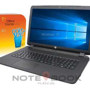 HP Notebook 17 Zoll ~ Intel Dual Core ~ 2x 2,6GHz~ 4GB ~ 1TB ~ Win10/Office 2010
