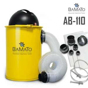 BAMATO Absauganlage AB-110 inkl. Adapter Set Absaugung Späneabsaugung